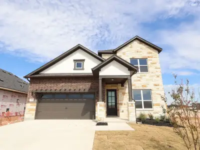 New construction Single-Family house 350 George Harper St, Buda, TX 78610 plan Belmont II - Signature II Series - image