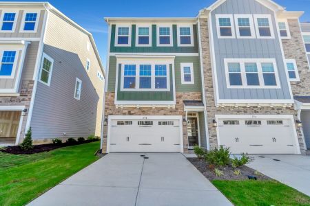 New construction Townhouse house 2718 Hunter Woods Dr, Apex, NC 27502 plan Kensington - image