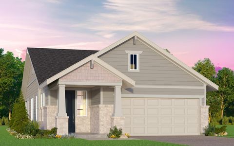 New construction Single-Family house 120 Desert Zinnia Cv, San Marcos, TX 78666 plan Reed - image