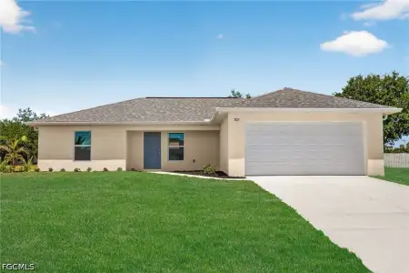 New construction Single-Family house 702 Nw Douglas Circle Cpe, Cape Coral, FL 33993 plan The Seabreeze Cove - image