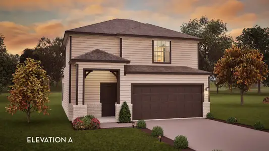 New construction Single-Family house 1531 Vanessa Gold, Crosby, TX 77532 plan Elm - image