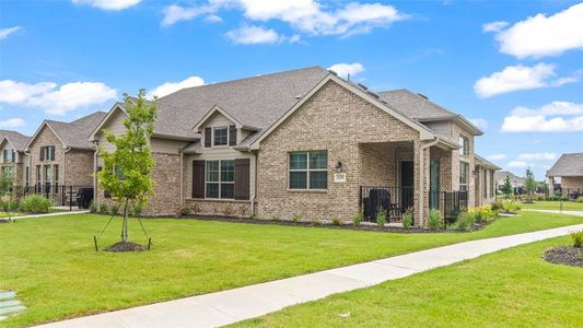 View of front of property with a front yard