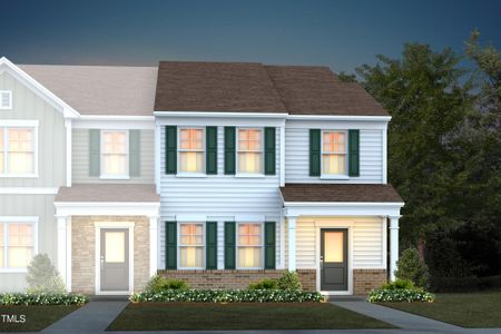 New construction Townhouse house 427 Parker Station Avenue, Fuquay Varina, NC 27526 Savanna- photo 0