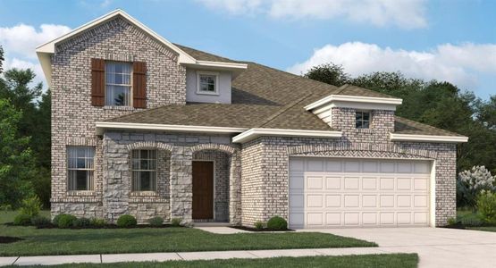 New construction Single-Family house 32411 Mimosa Ridge Ln, Waller, TX 77484 Hyde- photo 0