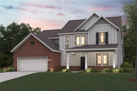 New construction Single-Family house 6620 Meriwether Rd, Dawsonville, GA 30534 Hemlock- photo 0