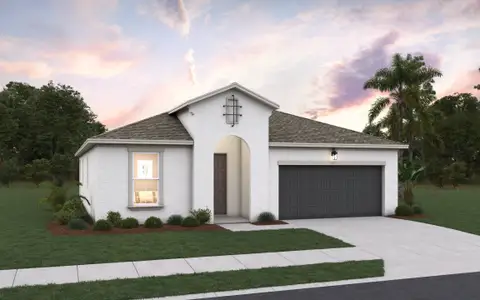 New construction Single-Family house 35424 Tuscan Hill Rd, Dade City, FL 33525 plan Lucca - Single Family Homes - image