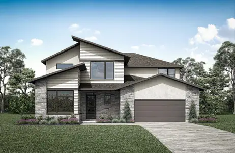 New construction Single-Family house 16705 Moineau Dr, Austin, TX 78738 plan Merrick II - image