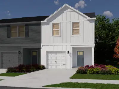 New construction Townhouse house 109 Brook Run Dr, Moncks Corner, SC 29461 plan Anderson - End Unit - image