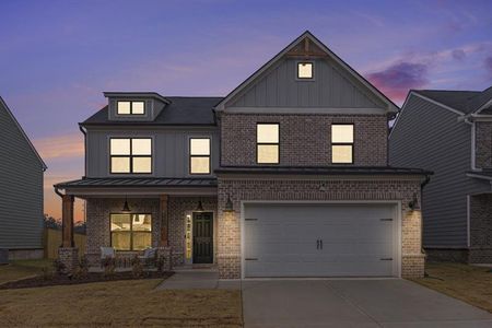 New construction Single-Family house 3133 Dowsing Ln, Powder Springs, GA 30127 Axley- photo 36 36