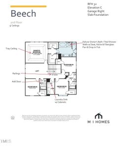 New construction Single-Family house 2396 Picual Wy, Unit Lot 32, New Hill, NC 27562 plan Beech - image