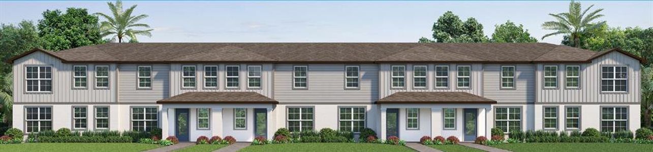 New construction Townhouse house 749 Mystic Gardens Dr, Apopka, FL 32703 plan Galene - image