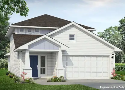 New construction Single-Family house 126 Cider Creek Dr, Elgin, TX 78621 plan Harvest Ridge 2107 - image