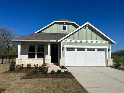 New construction Single-Family house 8422 Calico Pennant Way, Fulshear, TX 77441 The London- photo 0