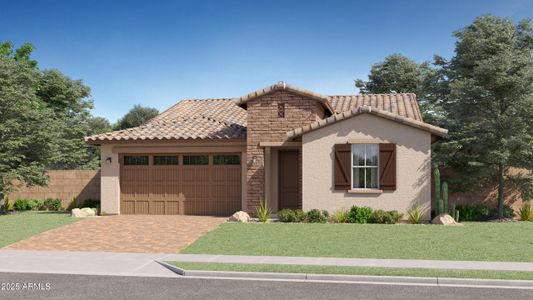 New construction Single-Family house 15836 W Kendall St, Goodyear, AZ 85338 Revolution Plan 4083- photo 0