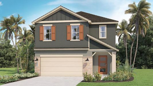 New construction Single-Family house 3915 Malawi Trl, St. Cloud, FL 34772 Robie Modern- photo 0