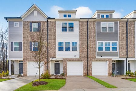 New construction Townhouse house 1944 Enniscorthy St, Fuquay Varina, NC 27526 plan Sunstone - image