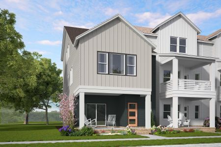 New construction Townhouse house 1144 Lamplighter Dr, Raleigh, NC 27604 plan Red Rocks - image
