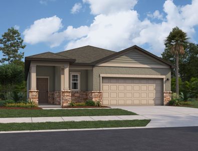 New construction Single-Family house 2406 Duck Hawk St, Kissimmee, FL 34746 plan Glimmer - image