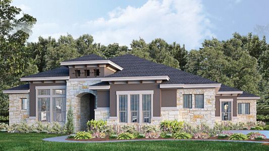 New construction Single-Family house 209 Bold Sundown, Liberty Hill, TX 78642 plan Siena III - image