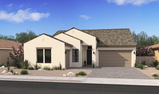 New construction Single-Family house 683 East Grayling Road, Unit 163, Queen Creek, AZ 85140 Belfast- photo 0