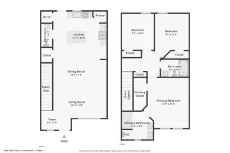 New construction Single-Family house 2540 Violet Theo Ln, Round Rock, TX 78665 plan The Wicklow - image 3