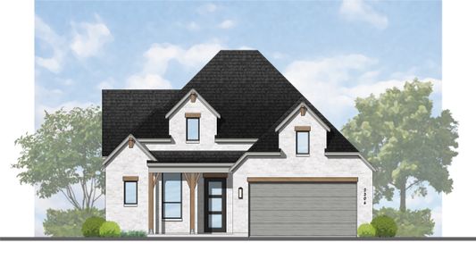 New construction Single-Family house 1496 Melissa Ave, Van Alstyne, TX 75495 plan Douglas - image