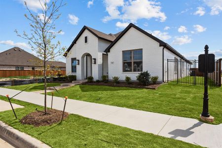 New construction Single-Family house 1052 Almond Blossom Circle, Crowley, TX 76036 The Hambleton- photo 0