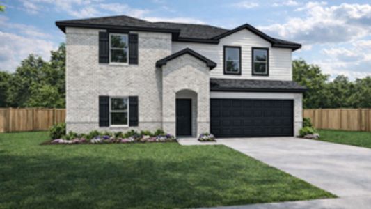 New construction Single-Family house 14408 Cloudy Ln, Splendora, TX 77372 plan Perry - image