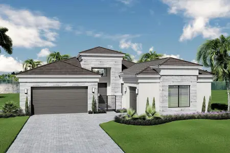 New construction Single-Family house 9088 Corsican Finch Ct, Boynton Beach, FL 33473 plan Caroline Grande - image