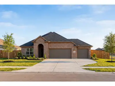 New construction Single-Family house 10006 Whitney Reach Dr, Rosharon, TX 77583 plan The Acadia A with 3-Car Garage - image