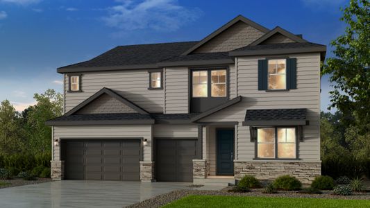 New construction Single-Family house 16975 Black Rose Place, Parker, CO 80134 - photo 0