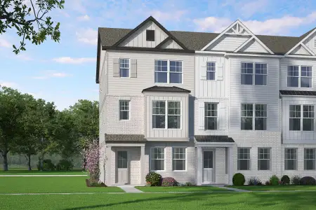 New construction Townhouse house 3700 Medlock Bridge Rd, Norcross, GA 30092 plan Marlowe - image