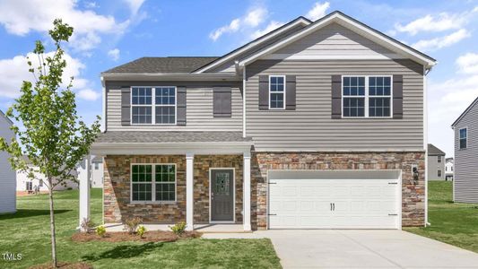 New construction Single-Family house 250 Blue Aspen Drive, Fuquay Varina, NC 27526 HAYDEN- photo 0