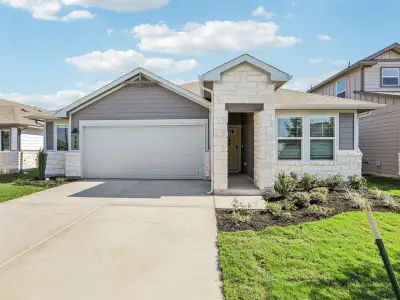 New construction Single-Family house 230 Amethyst Dr, Kyle, TX 78640 plan The Hughes (841) - image