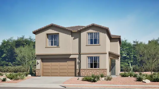 New construction Single-Family house 9516 W Mcdowell Rd, Marana, AZ 85658 plan Mesa - image