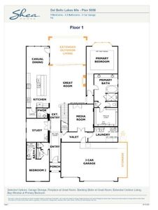 New construction Single-Family house 914 Groundwater Wy, League City, TX 77546 plan 5058 Elevation E - image