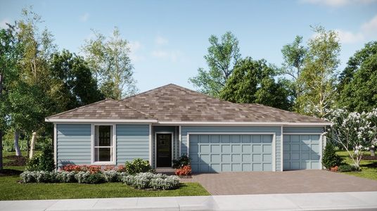 New construction Single-Family house 3141 Leisurely Ave, Clermont, FL 34714 plan Frey II - 3car - image