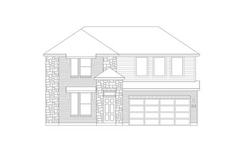 New construction Single-Family house 100 Divisadero Dr, Hutto, TX 78634 Trinity- photo 0