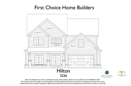 New construction Single-Family house 3105 Rosewood Dr, Evans, GA 30809 plan Hilton Family - image