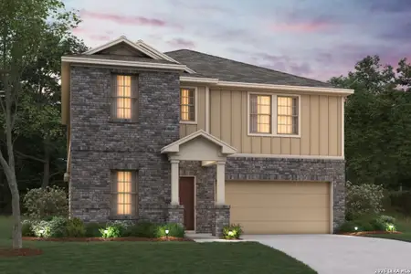 New construction Single-Family house 8227 Foxtail Frk, San Antonio, TX 78222 plan Armstrong - image