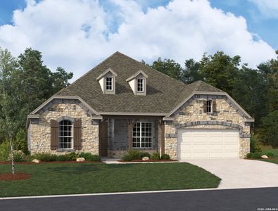 New construction Single-Family house 10139 Dew Ridge Wy, Schertz, TX 78154 plan Blanco - image