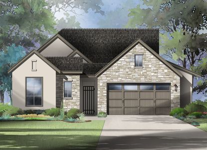 New construction Single-Family house 103 Timberwilde Dr, Georgetown, TX 78633 plan Vouvant - image