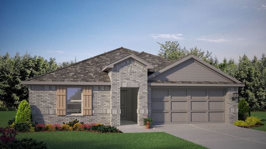 New construction Single-Family house 137 Tumbleweed Dr, Newark, TX 76071 plan Texas Cali - image