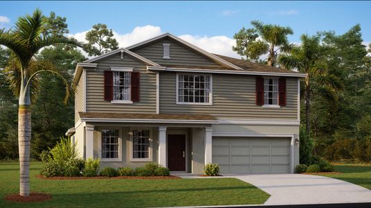 New construction Single-Family house 4348 Pebbles Throw Drive, Kissimmee, FL 34746 Durham- photo 0