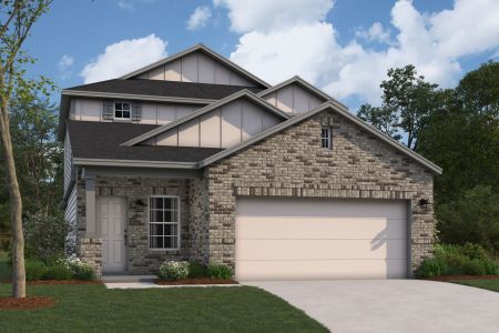 New construction Single-Family house 124 Flying Tigers Trail, Jarrell, TX 76537 Gardenia- photo 0