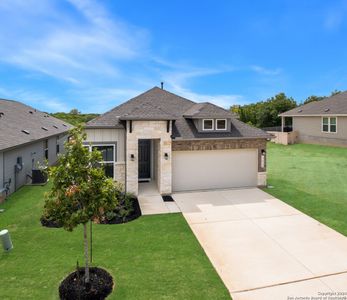 New construction Single-Family house 3930 Gentle Brook, San Antonio, TX 78247 Lanport- photo 1 1