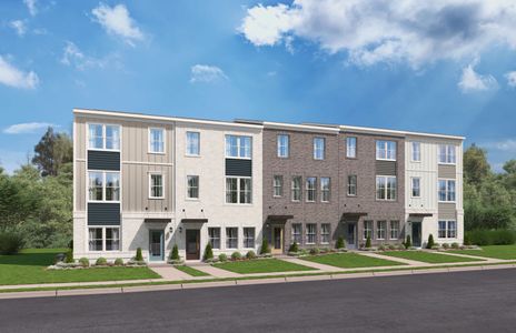 New construction Townhouse house 1224 Old Peachtree Rd Ne, Lawrenceville, GA 30043 plan The Quinn - image