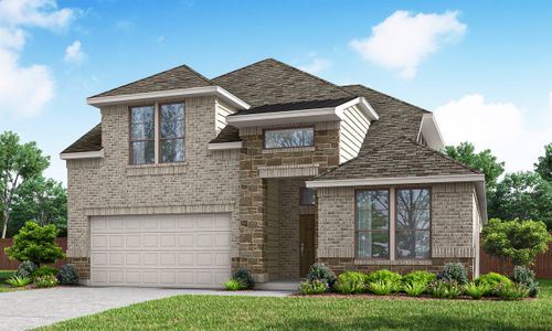 New construction Single-Family house 2012 Sesaro Dr, Aubrey, TX 76227 plan Grapevine II - image