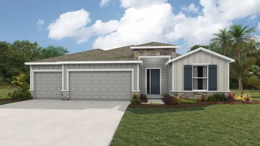 New construction Single-Family house 12792 Nw 17Th Pl, Newberry, FL 32669 plan Hawthorne - image