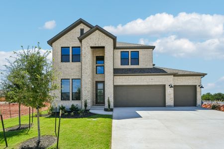 New construction Single-Family house 213 Borrego Bnd, Liberty Hill, TX 78642 plan Parmer - image 1